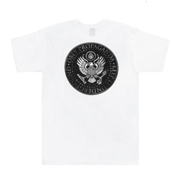 (163081296)OIL EAGLE TEE-WHT